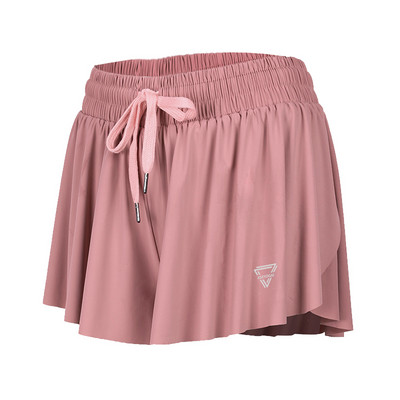 Летни шорти за бягане Дамски къси панталони 2 в 1 Marathon Quick Dry Shorts Gym Свободни спортни шорти Дишащи шорти за йога Тенис шорти Пола