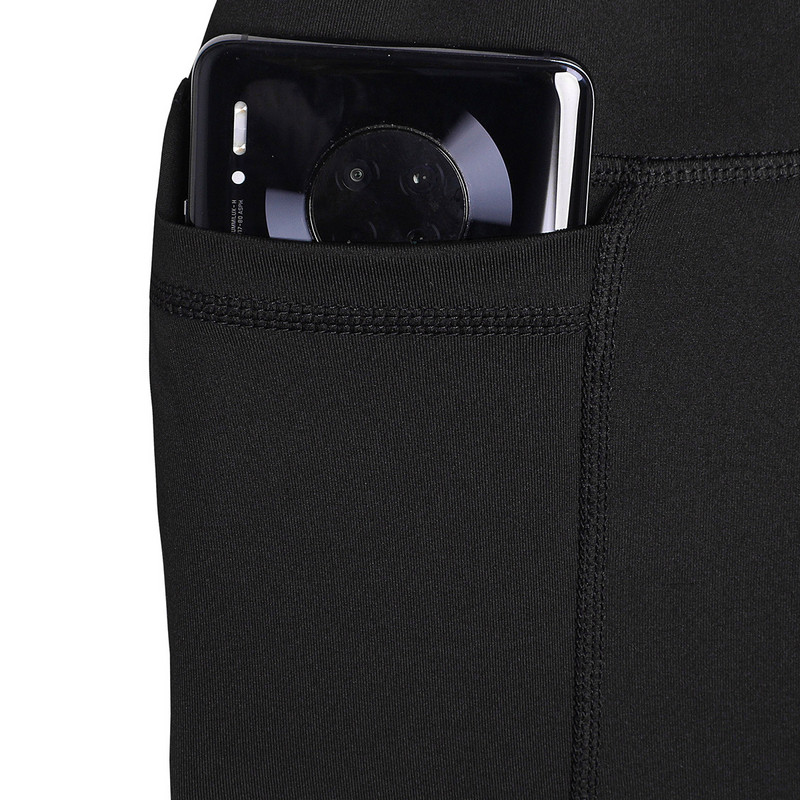 Muške kompresijske hlače 3/4 s džepovima na donjem sloju tajica