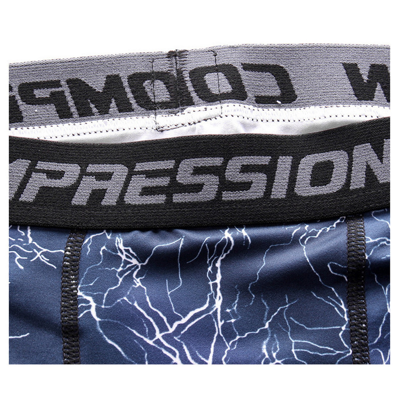 Bėgimo kelnės kompresiniai antblauzdžiai Vyriški labai elastingi, sandarūs, kvėpuojantys, ploni, patogūs drėgmę sugeriantys laisvalaikio sporto šakos