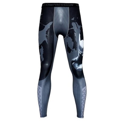 Dry Fit 3D nyomtatás Férfi Kompressziós Szűk Leggings Futás Sport Férfi Tornaterem Fitnesz Nadrág Skinny Leggings Edzés edzés