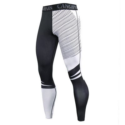 Reducere caldă Pantaloni de compresie pentru gimnastică pentru bărbați Colanți pentru alergare Colanți sport Pantaloni de trening pentru antrenament Fitness, Pantaloni strânși pentru antrenament pentru jogging