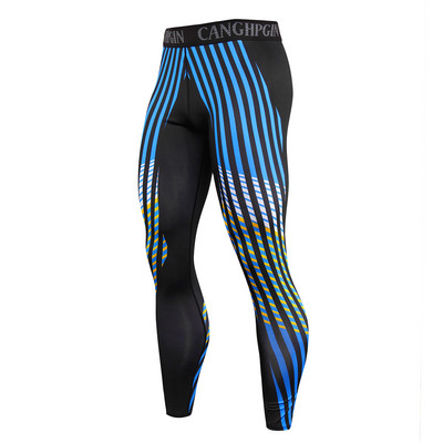 Reducere caldă Pantaloni de compresie pentru gimnastică pentru bărbați Colanți pentru alergare Colanți sport Pantaloni de trening pentru antrenament Fitness, Pantaloni strânși pentru antrenament pentru jogging