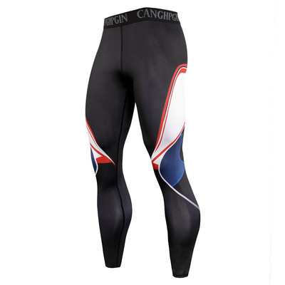 Reducere caldă Pantaloni de compresie pentru gimnastică pentru bărbați Colanți pentru alergare Colanți sport Pantaloni de trening pentru antrenament Fitness, Pantaloni strânși pentru antrenament pentru jogging