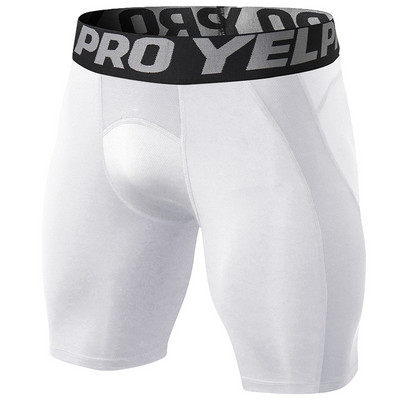 Férfi kompressziós rövidnadrágok tornatermi ruházat vékony sportruházat kocogó fehérnemű Fitness rövid harisnya Atlétikai nadrágok Férfi leggings alsók