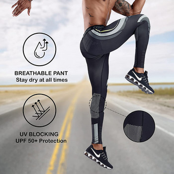 Ανδρικό αθλητικό παντελόνι συμπίεσης Quick Dry Fitness Αθλητικά κολάν Ανδρικά Αθλητικά Προπόνηση Καλσόν μπάσκετ Γυμναστήριο Αθλητικό παντελόνι για τρέξιμο