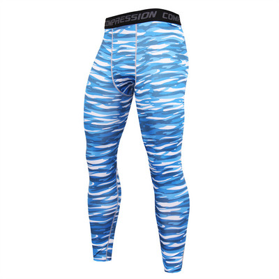 Ανδρικά κολάν για τρέξιμο με συμπίεση, γρήγορο στέγνωμα, 3d print Skinny παντελόνι Γυμναστήριο, γυμναστήριο, αθλητικό παντελόνι προπόνησης Ανδρικά ρούχα ποδηλασίας γιόγκα