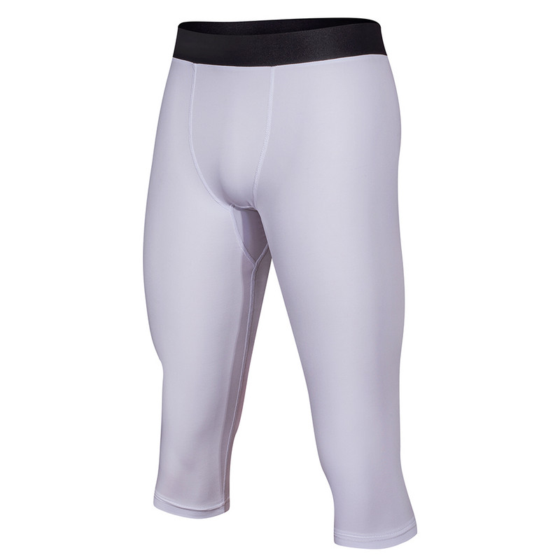 Legingi Skriešana Vīriešu Kompresijas Bikses Stingras Sporta Legingi Fitnesa audums 3/4 Bikses basketbola futbols Skinny Leggins Hombre