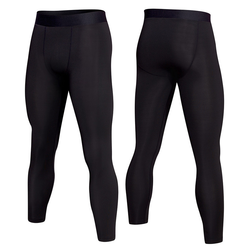 Legingi Skriešana Vīriešu Kompresijas Bikses Stingras Sporta Legingi Fitnesa audums 3/4 Bikses basketbola futbols Skinny Leggins Hombre