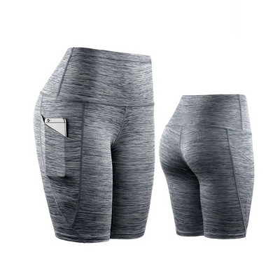 Harisnyanadrág Női Sport Leggings Jogging Shorts Compression Running Leggins Jóga Shorts Magas derekú melegítőnadrág Színes