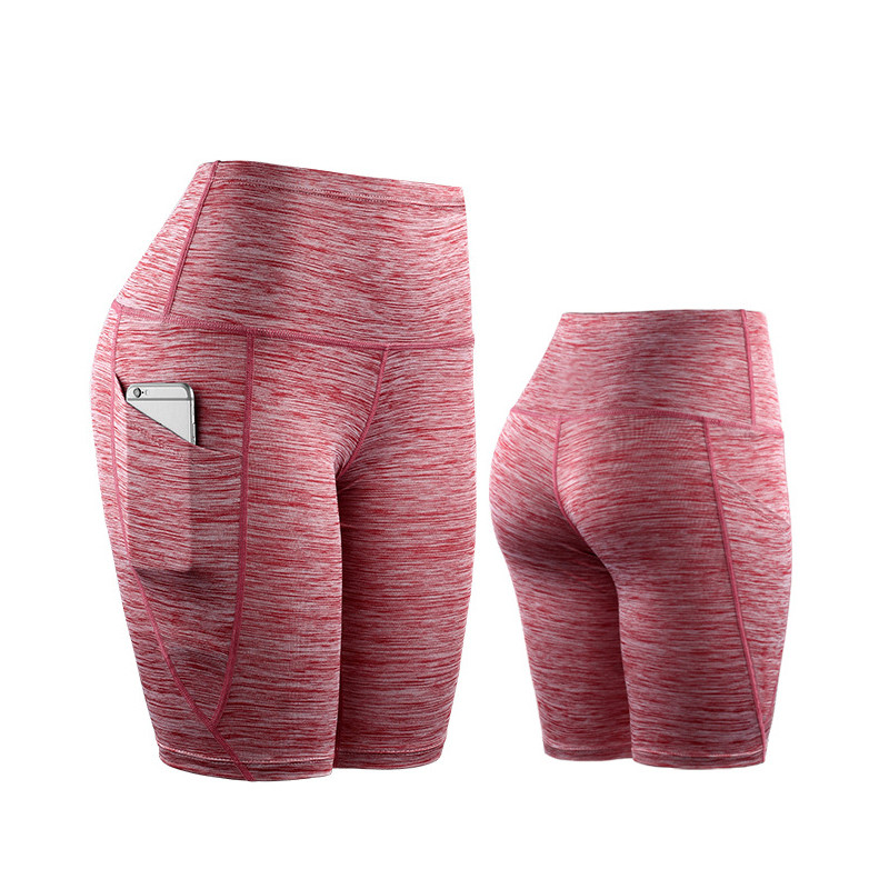 Harisnyanadrág Női Sport Leggings Jogging Shorts Compression Running Leggins Jóga Shorts Magas derekú melegítőnadrág Színes