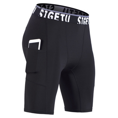 Vyriški sportiniai šortai Vyriški greitai džiūstantys šortai bėgiojimui fitneso šortai Vyriški kompresiniai trumpi kelnaitės antblauzdžiai Vyriški bėgimo šortai