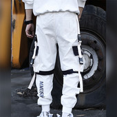 Street Sweatpants Ανδρικό μακρύ παντελόνι τζόκινγκ Splice Ankle Anthened Lamb Wool Warm Sweatpants