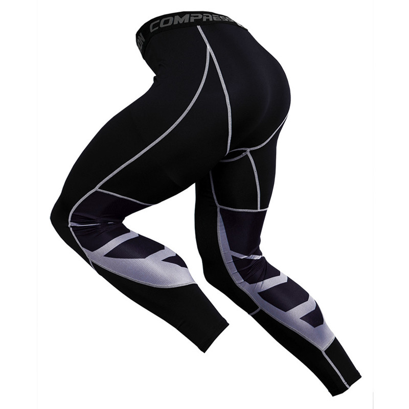 Nove muške tajice 2022. Sportske muške kompresijske hlače Sportska odjeća Skinny hlače s printom Muške tajice za teretanu BaseLayer Trenirke Slim Fit