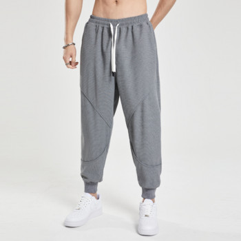 Ανδρικό Casual Sweatpants Plus Size Παντελόνι Jogger με μικρά πόδια