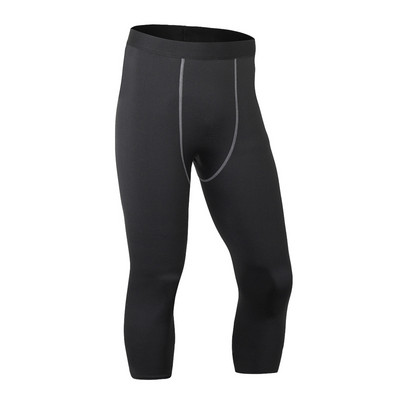 Pantaloni de compresie pentru bărbați Colanți de alergare Colanți de alergare Colanți de sport de compresie pentru bărbați Pantaloni de gimnastică până la gambe Pantaloni de alergare pentru bărbați