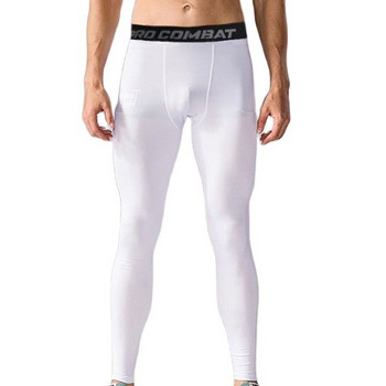 Мъжки панталони за бягане Base Layer Tight Training Fitness Jogger Basketball Black Sports Skinny White Cycling Pants GreyLong Johns