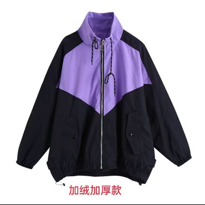 Madinga striukė Moteriška pavasario ruduo Nauja Korėjos versija Laisvi vidutinio ilgio beisbolo uniforma sportiniai alpinizmo drabužiai