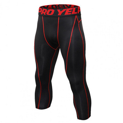 Férfi melegítőnadrágok Nagy rugalmasság Gyorsan száradó sportnadrágok Ergonómia Izzadságelnyelő Gym Légáteresztő lábszárközépig érő férfi nadrágok