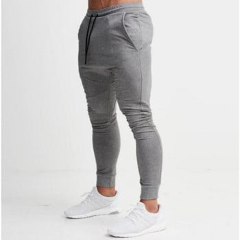 Casual Skinny Παντελόνι Ανδρικά Joggers Φούτερ Τζόγκερ Γυμναστική Προπόνηση Προπόνηση Αθλητικά Κολάν Αθλητικά Φούτερ Παντελόνια Bodybuilding Καλσόν