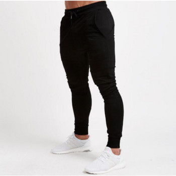 Casual Skinny Παντελόνι Ανδρικά Joggers Φούτερ Τζόγκερ Γυμναστική Προπόνηση Προπόνηση Αθλητικά Κολάν Αθλητικά Φούτερ Παντελόνια Bodybuilding Καλσόν