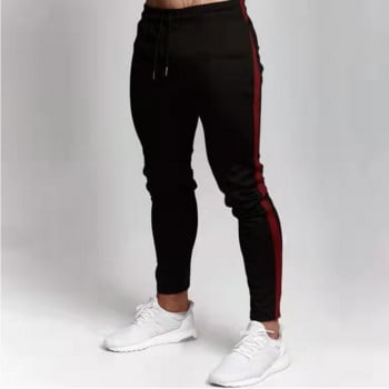 Casual Skinny Παντελόνι Ανδρικά Joggers Φούτερ Τζόγκερ Γυμναστική Προπόνηση Προπόνηση Αθλητικά Κολάν Αθλητικά Φούτερ Παντελόνια Bodybuilding Καλσόν