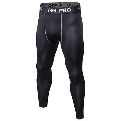 Meeste PRO Compression elastsed sukkpüksid Fitness Kiiresti kuivavad Stretch Jooksu Treening Spordipüksid