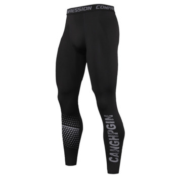 Компресионни панталони Мъжки фитнес чорапогащи Панталони за тренировки по бягане Бързосъхнещи тренировъчни спортни клинове