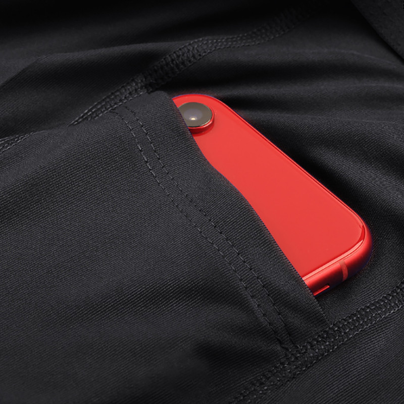 Férfi Leggings Fitness Rövidnadrág Férfi Sportharisnya Gyorsan száradó melegítőnadrág Futball Mezek Vékony tornatermi Ruházat Edző alsók