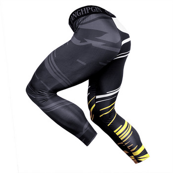 Спортни панталони за мъже Нови мъжки панталони 3D печат Мъжки компресионни панталони Тесни панталони Фитнес Баскетбол Чорапогащи за бягане Skinny Gym