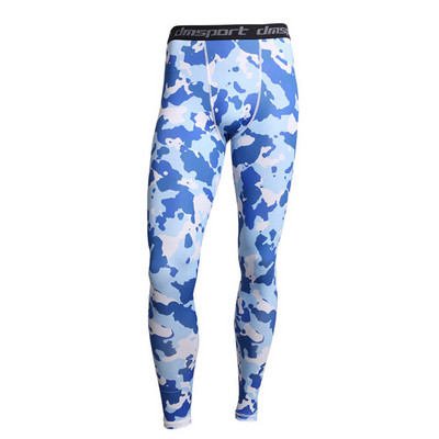 Jambiere de alergare de camuflaj Bărbați Sală de sport Fitness Baschet Pantaloni de compresie profesionali Antrenament Colanți skinny Pantaloni de trening