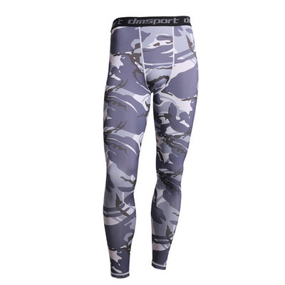 Jambiere de alergare de camuflaj Bărbați Sală de sport Fitness Baschet Pantaloni de compresie profesionali Antrenament Colanți skinny Pantaloni de trening