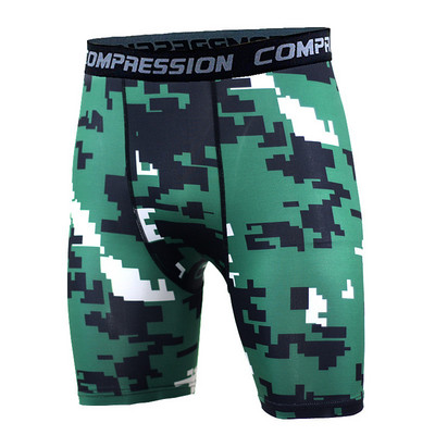 Pantaloni scurți de compresie pentru bărbați Pantaloni de alergare atletic, fitness, fitness, sport, colanți, box, culturism, antrenament, pantaloni de trening