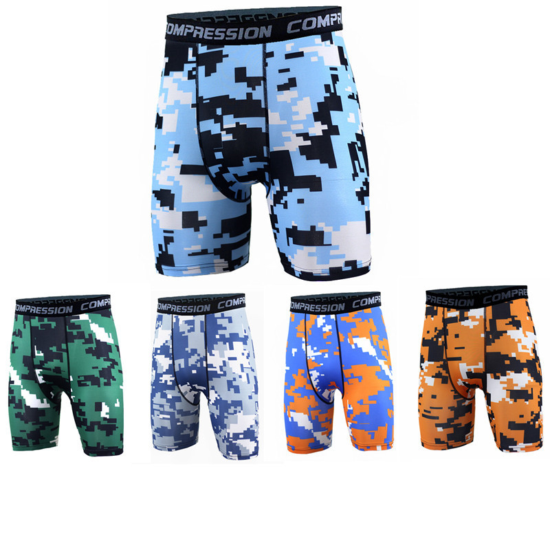 Pantaloni scurți de compresie pentru bărbați Pantaloni de alergare atletic, fitness, fitness, sport, colanți, box, culturism, antrenament, pantaloni de trening