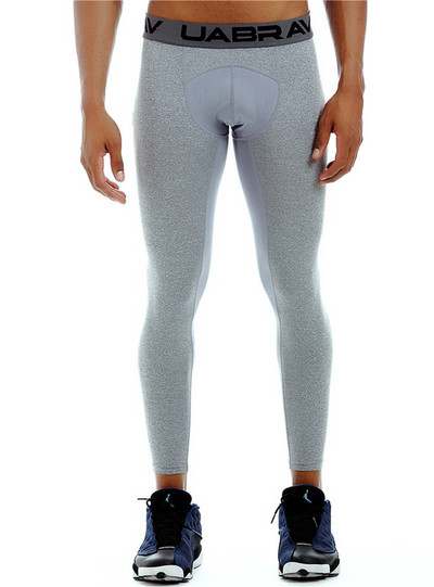 Jambiere de compresie pentru bărbați Colanți Jogger Pantaloni de fitness pentru bărbați pentru culturism Pantaloni lungi cu elastic înalt Pantaloni de sport pentru alergare cu uscare rapidă