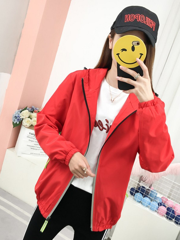 „Hoip Jeeky“ pavasario rudens sportinė striukė su gobtuvu, moteriška negabaritinė striukė, bėgimo paltai, pora, atspari vėjui, vandeniui atspari mada, visų rungtynių tendencija