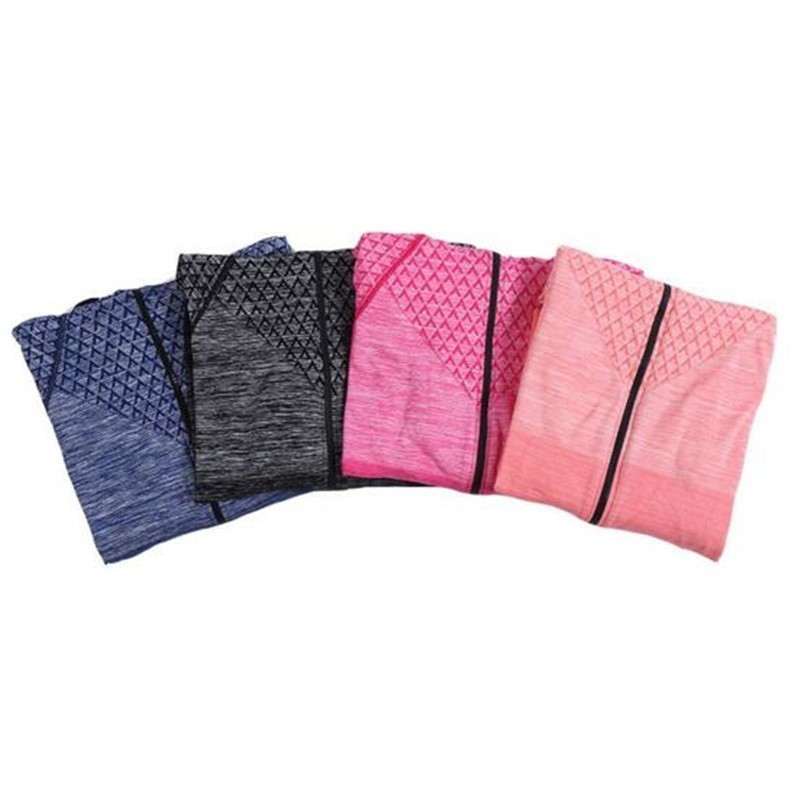 Moterų lauko kūno rengybos jogos greito išdžiūvimo striukės Pavasario rudens sportinės bėgimo treniruotės Aptemptas gobtuvas ilgomis rankovėmis kardiganu