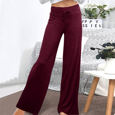 Sieviešu ikdienas brīvas jogas bikses Sporta garas bikses ar platām kājām Fitnesa bikses Sieviešu treniņu legingi Sporta zālei Sieviešu sporta apģērbs штаны женский