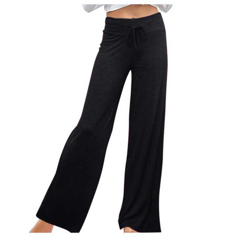 Sieviešu ikdienas brīvas jogas bikses Sporta garas bikses ar platām kājām Fitnesa bikses Sieviešu treniņu legingi Sporta zālei Sieviešu sporta apģērbs штаны женский