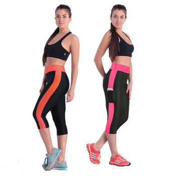 Νέο καλοκαιρινό γυναικείο κολάν για τρέξιμο Ελαστικό αθλητικό παντελόνι που αναπνέει λεπτό Push Up Άσκηση Γυμναστήριο Γυμναστήριο Γιόγκα Κάπρι 3/4 Παντελόνι Κολάν