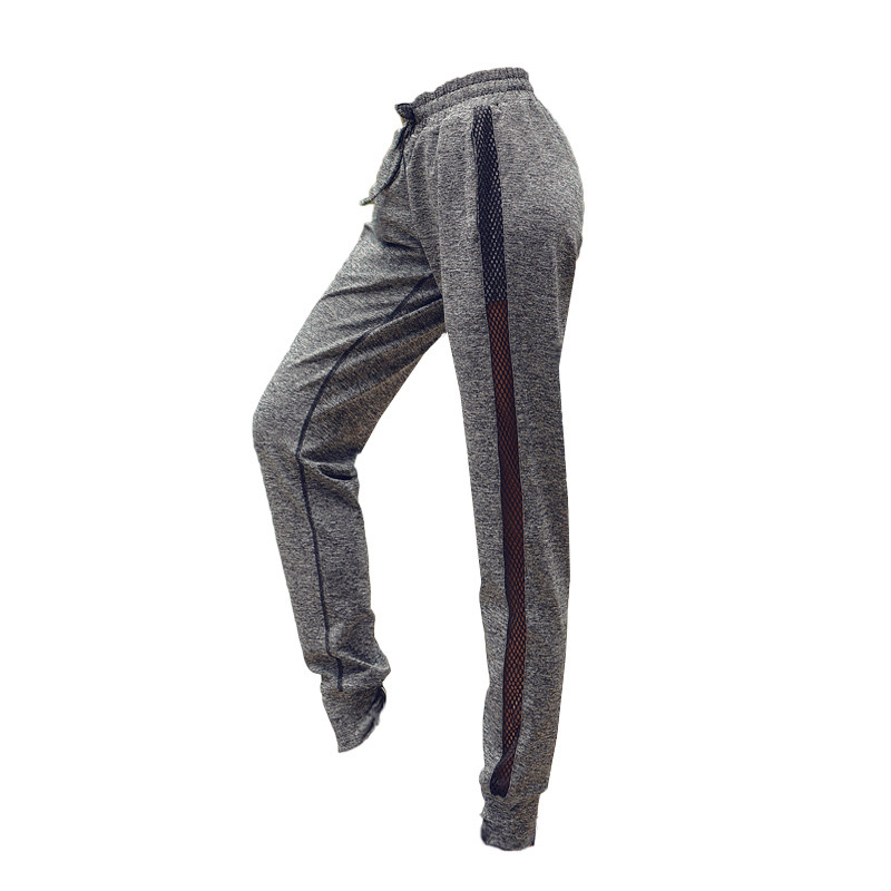 2018. gada rudens ziemas karstās bikses sievietēm, sānu siets, izliektas sporta bikses, elastīgas jostasvietas sporta deju bikses sievietēm, brīvas jogas bikses