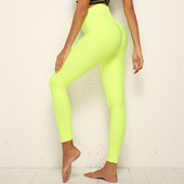 14 spalvų Moteriškos bėgimo kelnės Fitnesas Sportinės antblauzdžiai Push Up Pėdkelnės Sporto salė Joga Leggins Mergaičių besiūlės sportinės kelnės