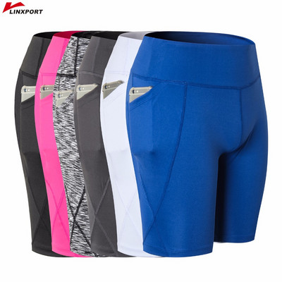 Skinny Yoga Shorts Women Cycling Tights Fitness Gym Athletic Workout Running Capris Quick Dry Training Short Clothing Jerseys