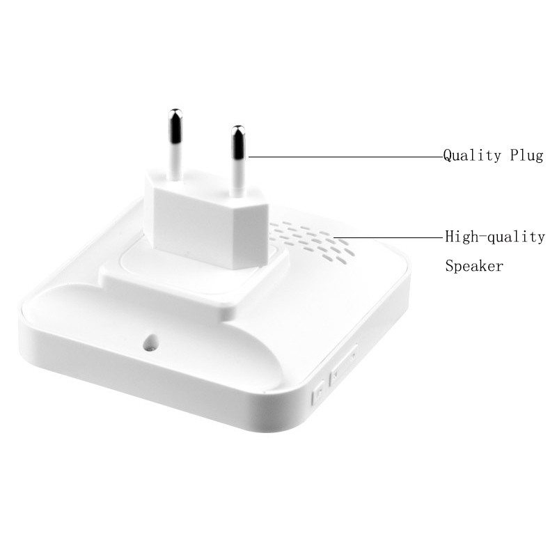 Belaidis vidinis išmanusis skambučio skambutis 433MHz 300M Namų tolimojo skambučio išmanusis vaizdo durų skambutis EU US AU JK Optianal