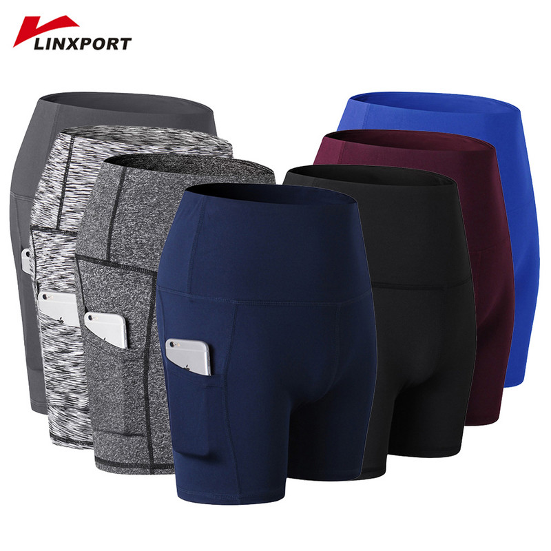 Moteriškos gimnastikos šortai Greitai išdžiūvę šortai Bėgimas Bėgimas Fitnesas Treniruotės Antblauzdžiai Moteriški dviračių apatiniai pėdkelnės HotPants Joga Legins