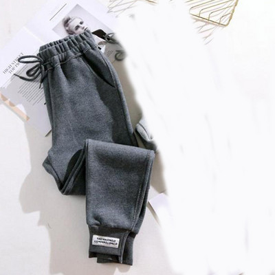 Pantaloni de sport de jogging pentru femei de iarnă Pantaloni de antrenament din lână, uni, grosi, casual, de sport de iarnă, de alergare Pantalones Mujer