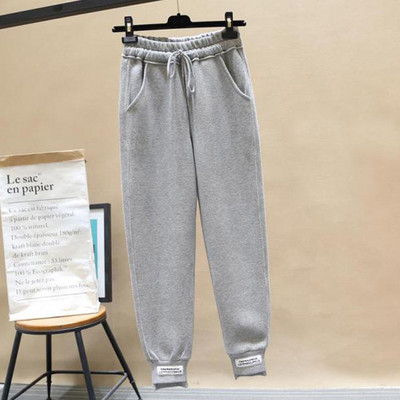 Pantaloni de sport de jogging pentru femei de iarnă Pantaloni de antrenament din lână, uni, grosi, casual, de sport de iarnă, de alergare Pantalones Mujer