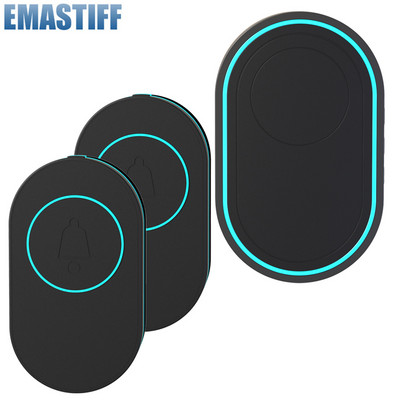 eMastiffi juhtmevaba uksekella 39 muusikaline LED-välklamp turvaalarm välistingimustes IP65 veekindel nutikas kodu intelligentne uksekellakella komplekt