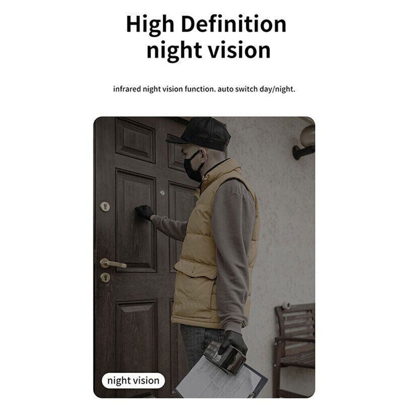 Soneria video inteligentă Tuya HD Sonerie de ușă fără fir pentru exterior Viziune nocturnă Cameră WiFi Interfon video Smart Life Protecție de securitate