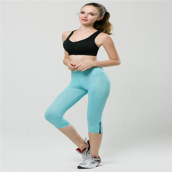Γυναικεία Αθλητικά Κολάν για Τρέξιμο Προπόνηση Γυμναστική Ρούχα Γυμναστικής Γυναικεία Παντελόνια Γυμναστικής μέχρι τη γάμπα Ελαστική Τζόκινγκ