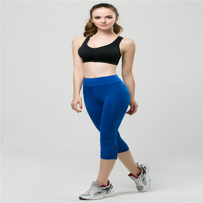 Women Sport Leggings For Running Training Fitness Clothing Gym Clothes For Women Calf-Length Gym Pants Elastic Jogging